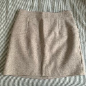J. Crew Factory Wool Blend Mini Skirt